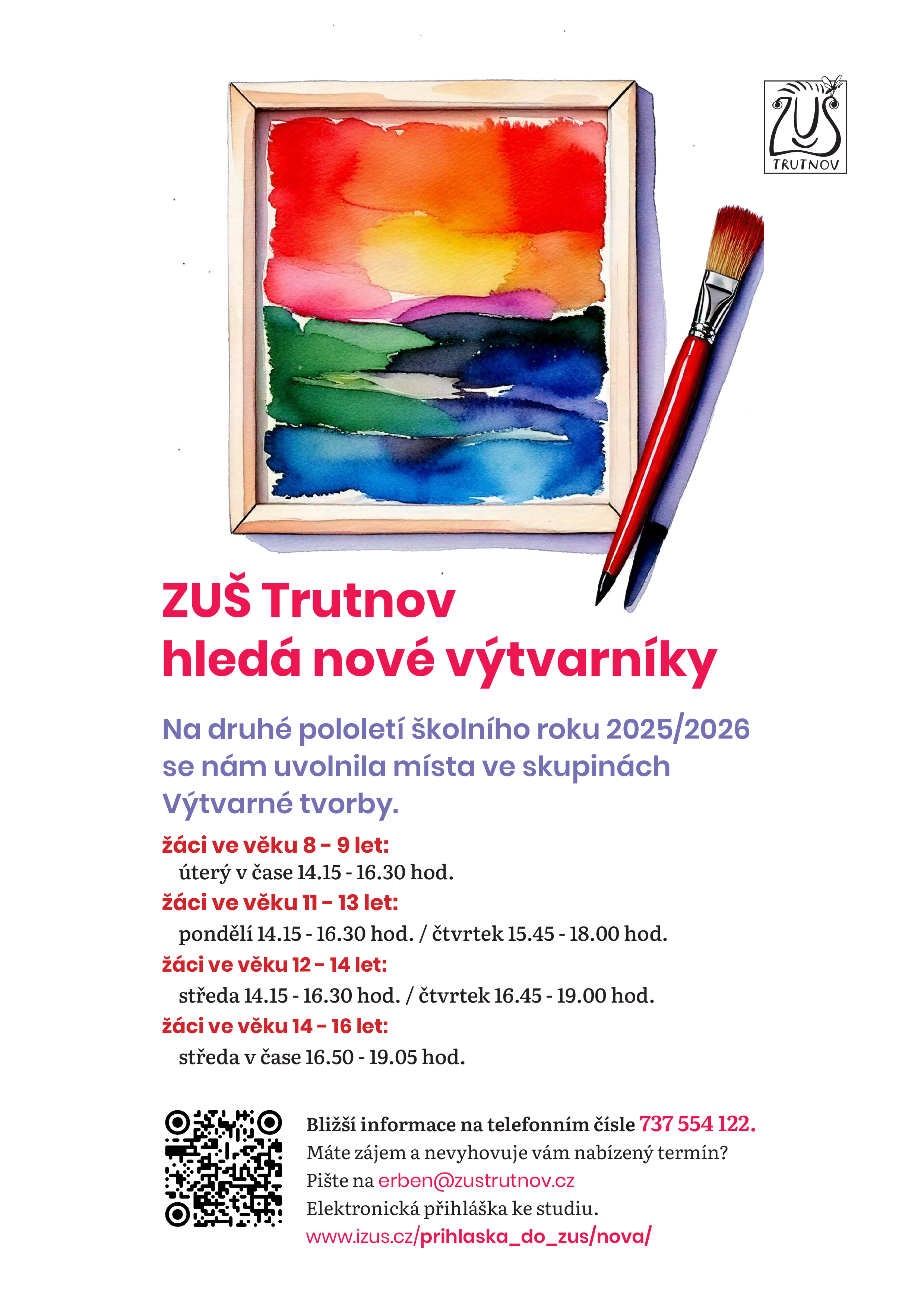 Nábor do Výtvarného oboru